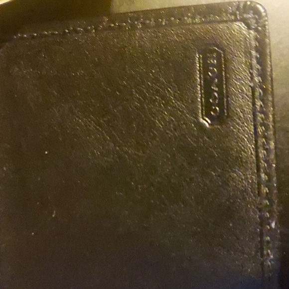 Coach Signature Canvas Checkbook / Money Book Clutch EUC Vintage - Picture 5 of 6